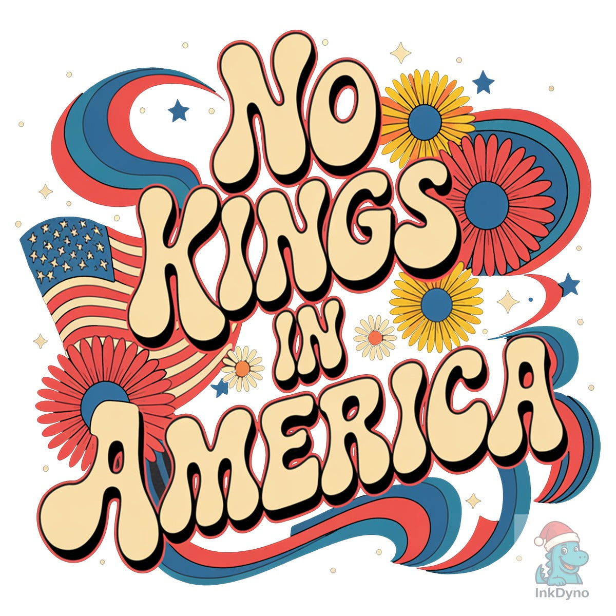 No Kings in America Patriotic