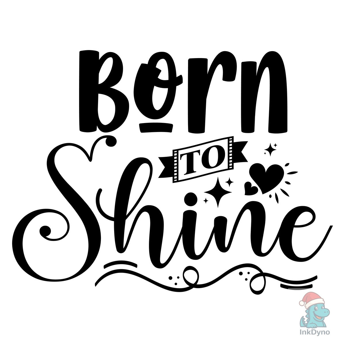 Born to Shine Baby T-shirt Designs