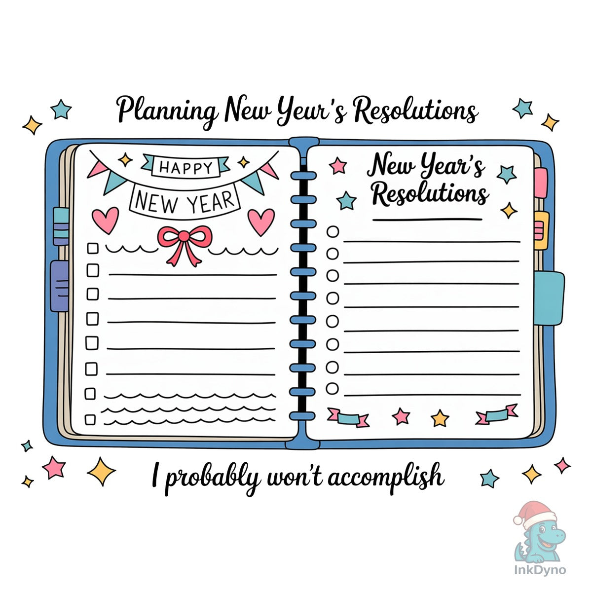 Funny New Year's Planner