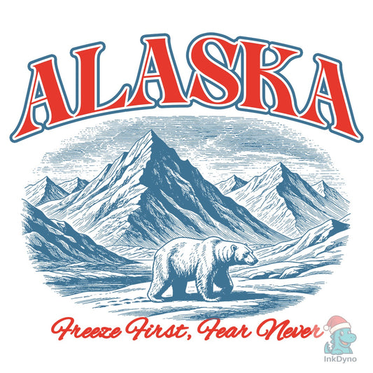 Alaska Vintage Retro Tshirt Design - DTF Transfer