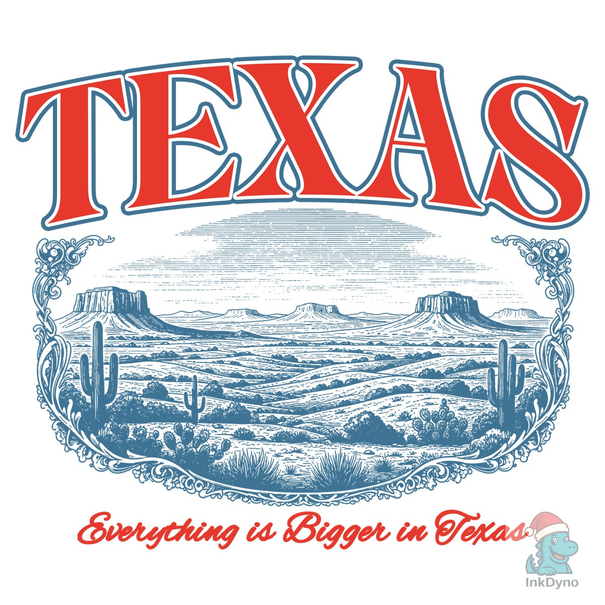 Texas Vintage Retro Tshirt Design Gra