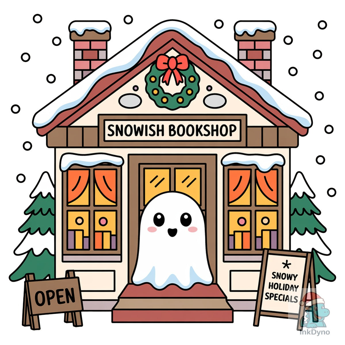 Snowish Bookshop Christmas Book