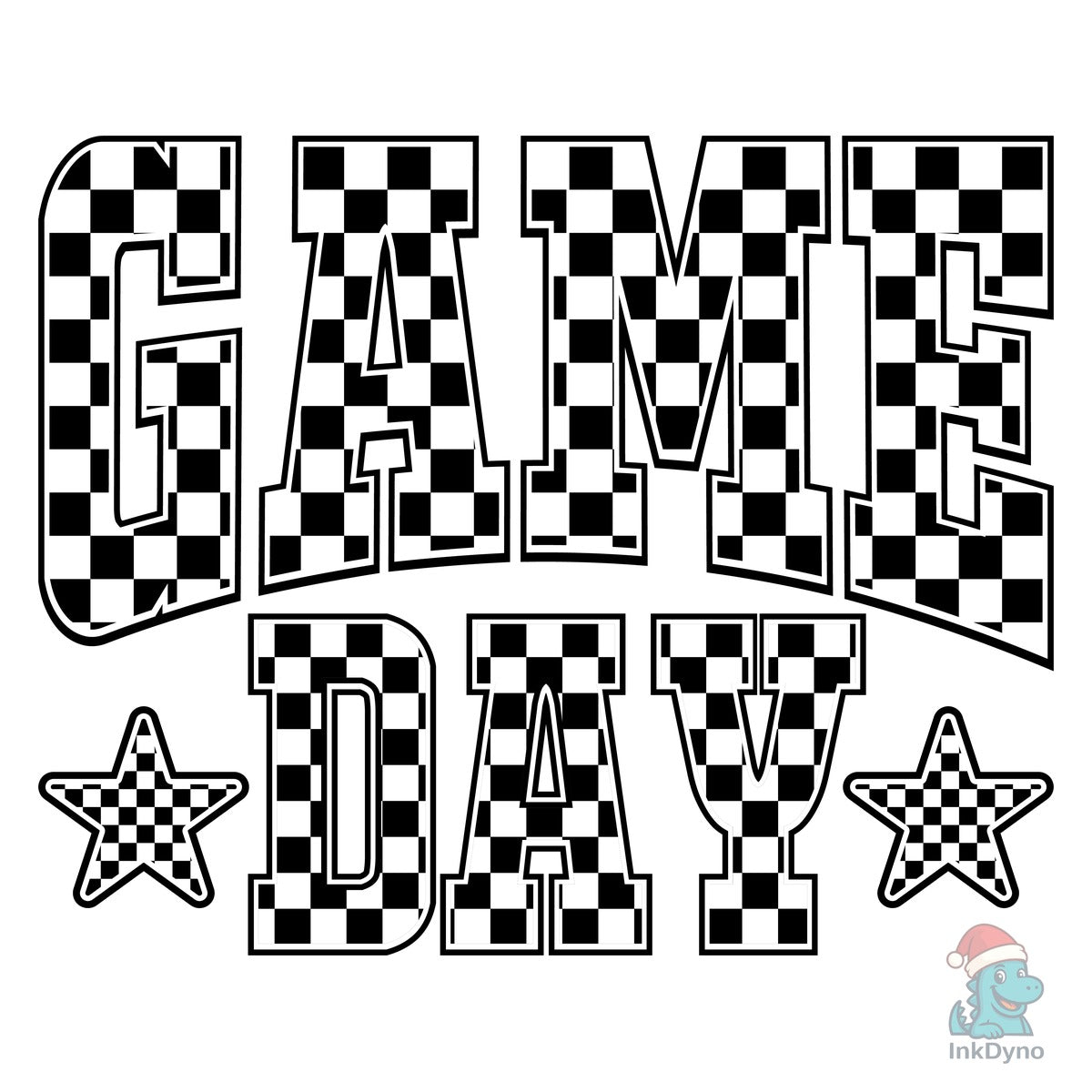 Retro Checkered Game Day Coquette