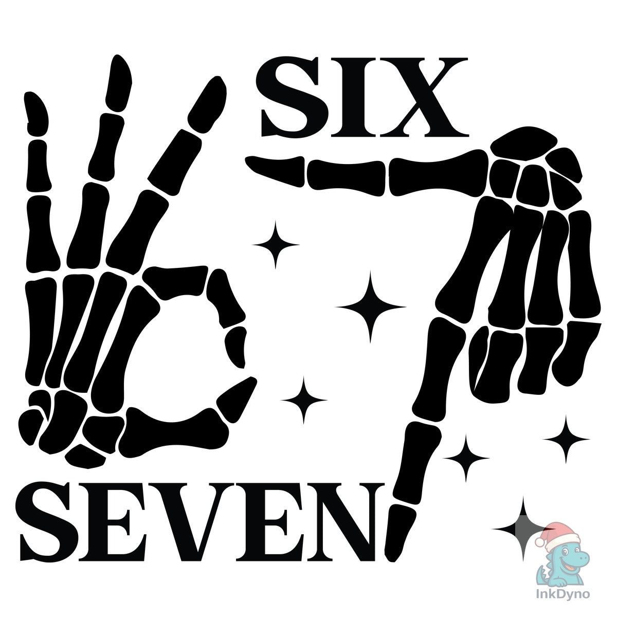 Six Seven Skeleton Hands