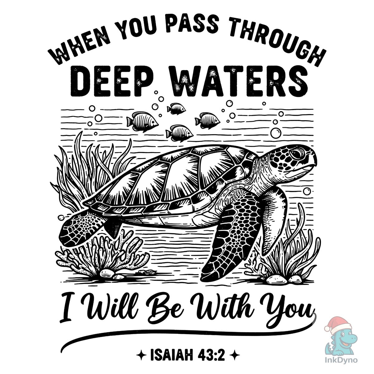 Trendy Bible Verse Christian Sea