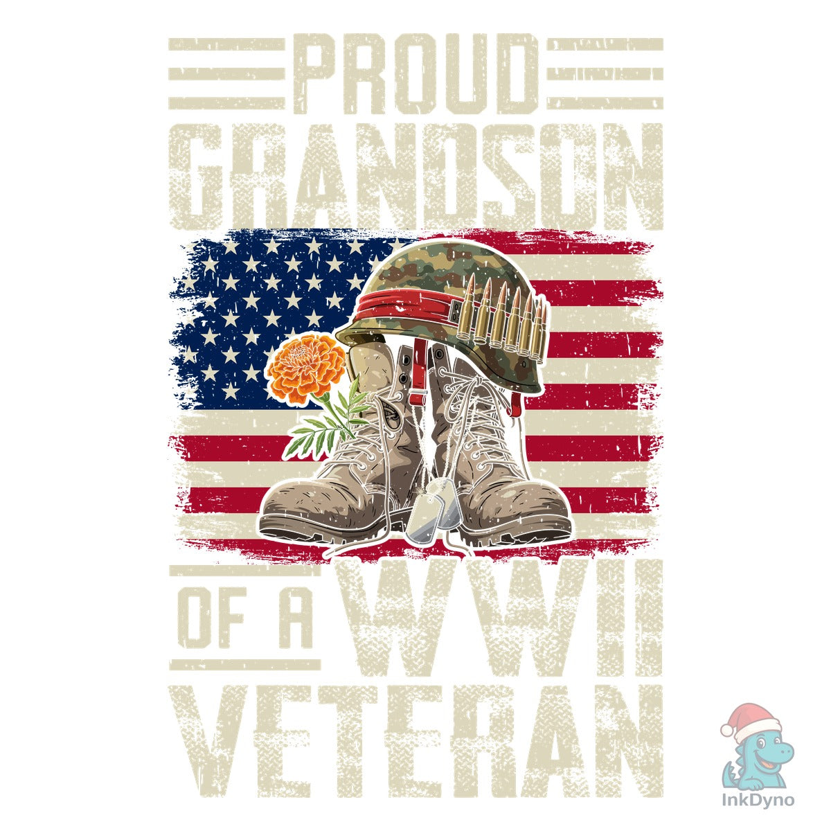 WWII Grandson Veteran's Day T-Shirt