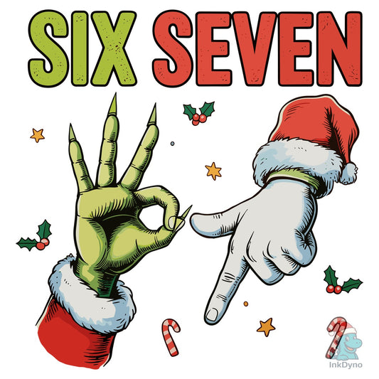 Six Seven 67 Christmas Meme Shirt - DTF Transfer
