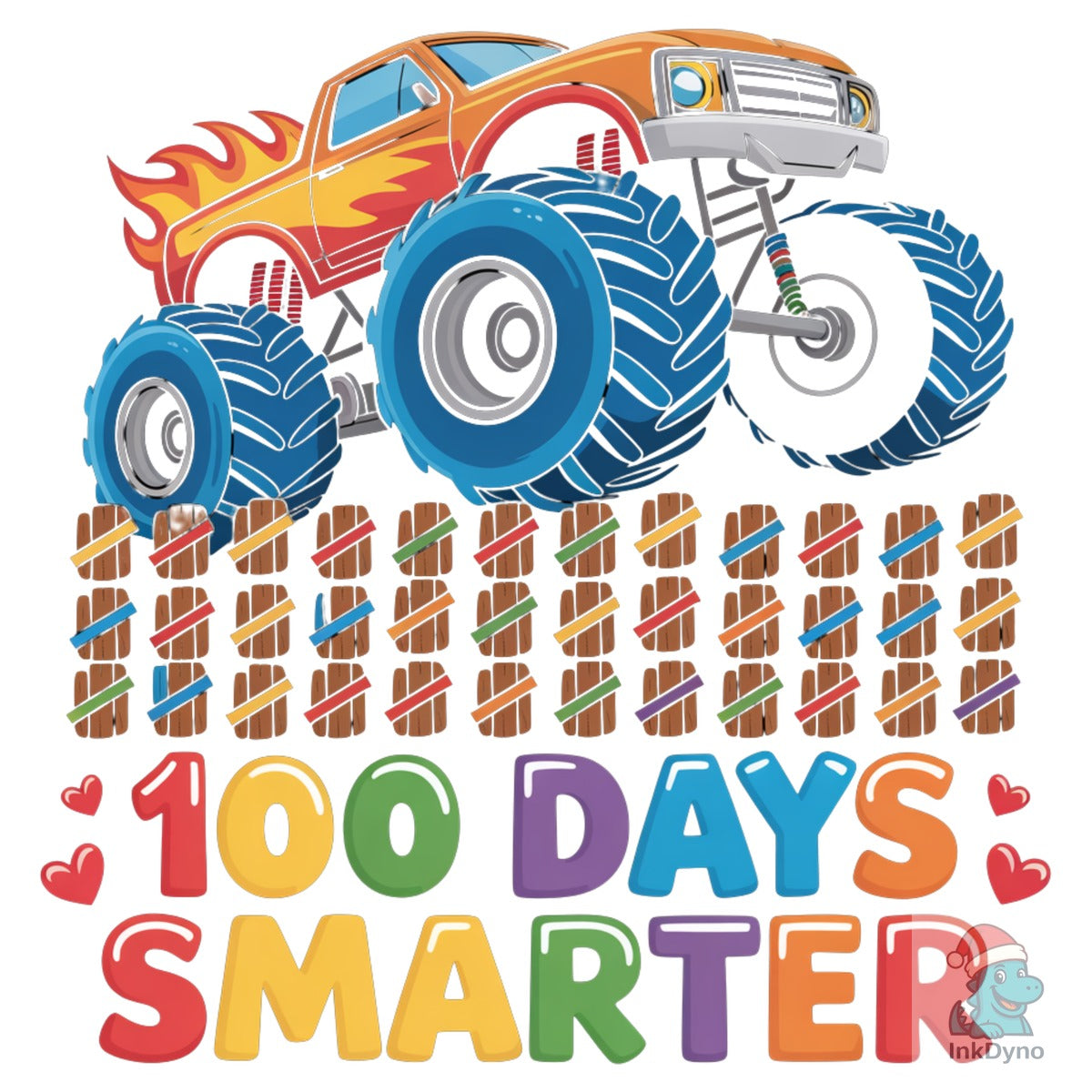100 Days Smarter Monster Truck