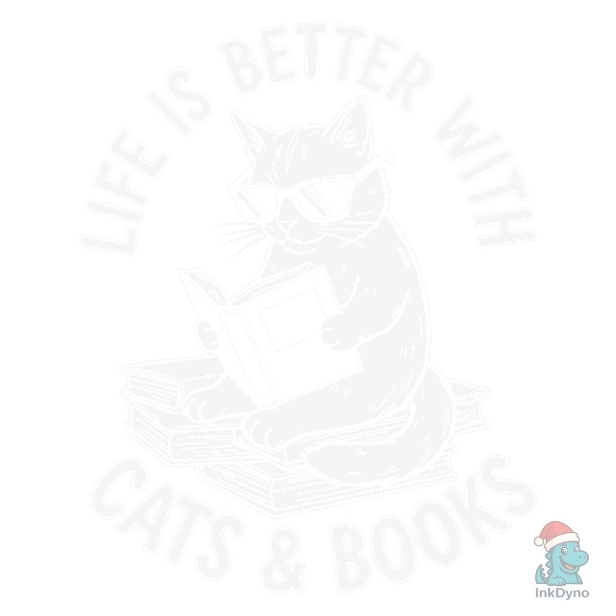 Life is Better with Cats & Books Funny