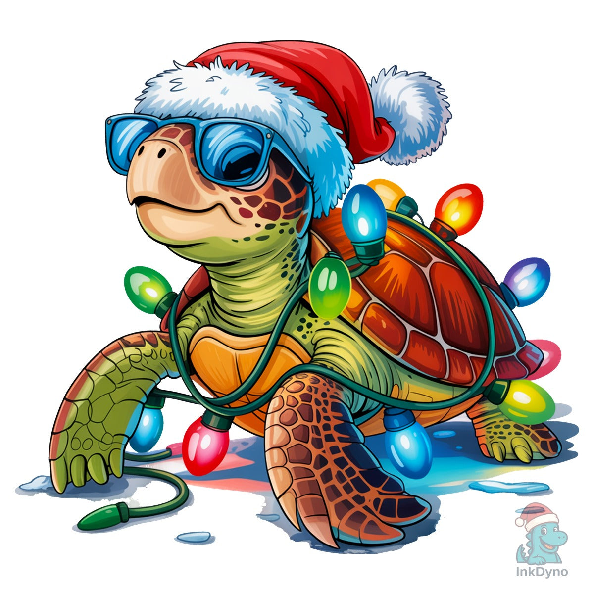 Christmas Turtle Sublimation