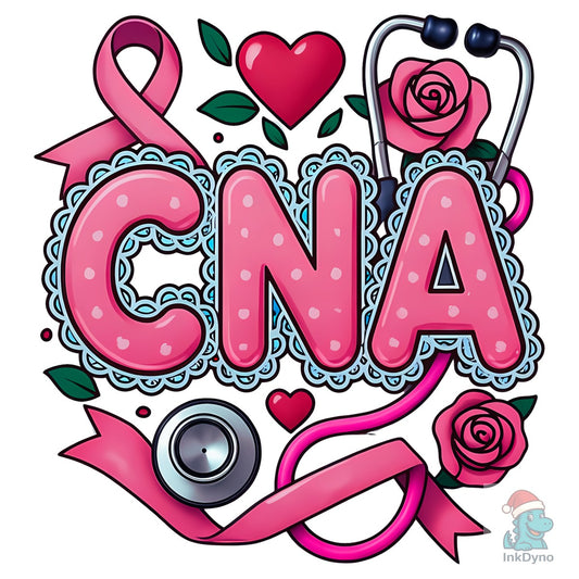 CNA Breast Cancer Awareness Pink - DTF Transfer
