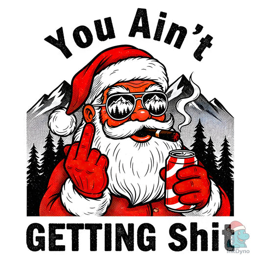 Santa Middle Finger Santa - DTF Transfer