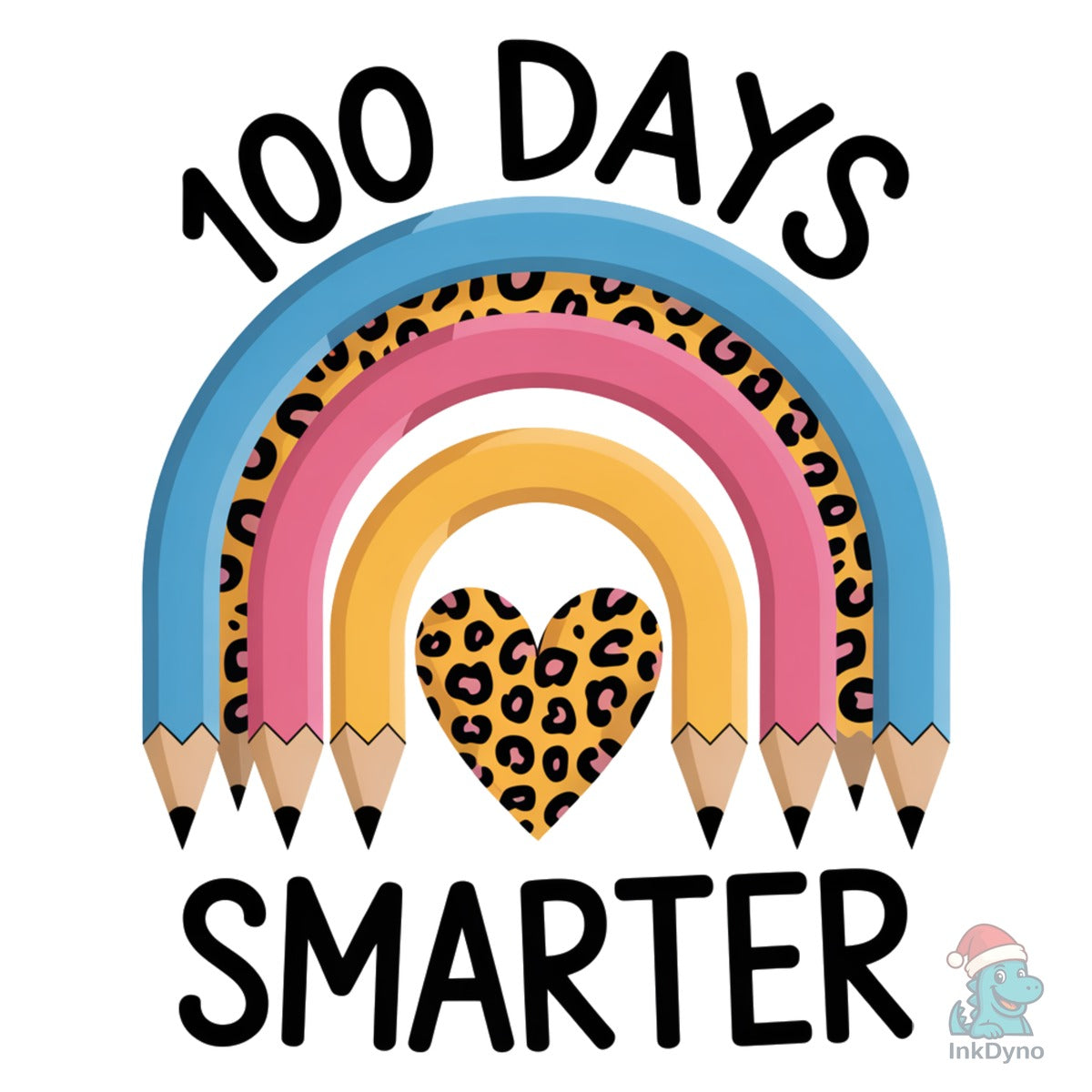 100 Days Smarter Rainbow Leopard