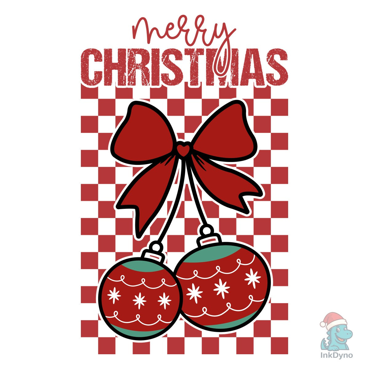 Checkered Christmas Cherries