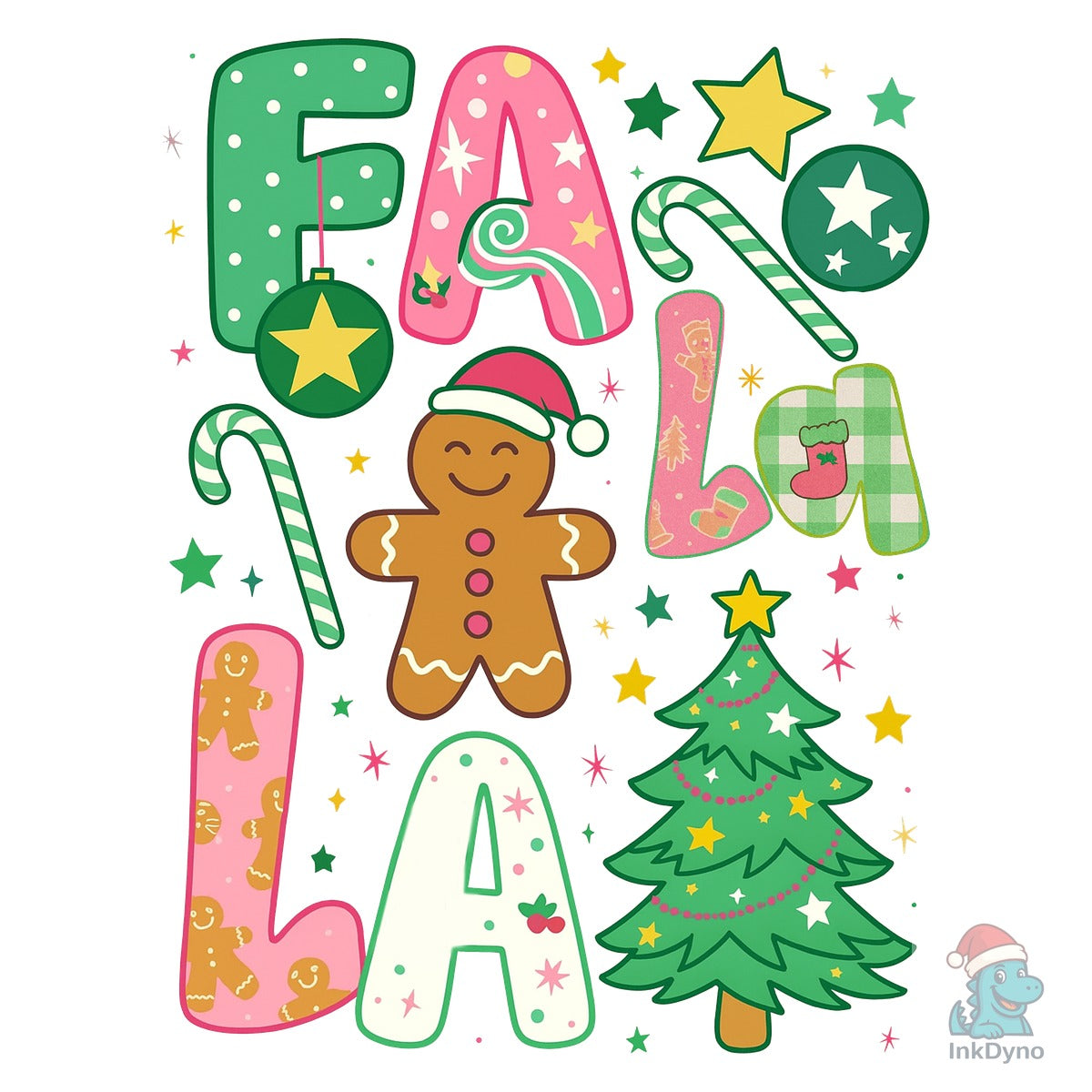 Falala Sublimation: Colorful Glitter