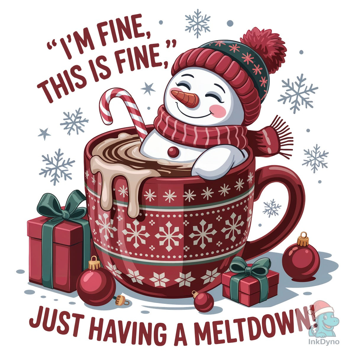 Snowman Meltdown Cozy Season