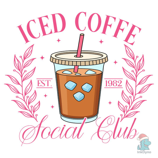 Iced Coffee Social Club Coquette - DTF Transfer