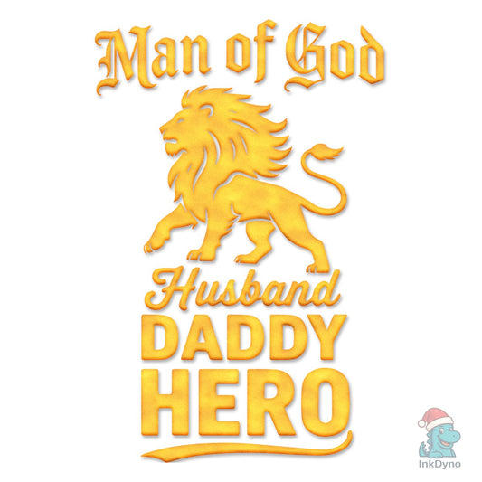 Mens Christian Man of God Husband - DTF Transfer