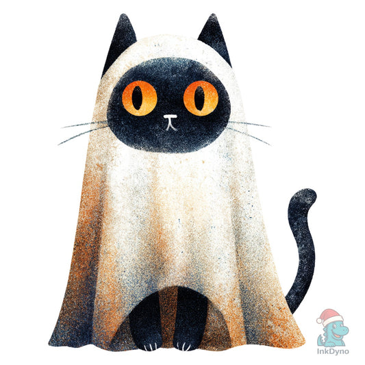 Halloween Ghost and Cat - DTF Transfer
