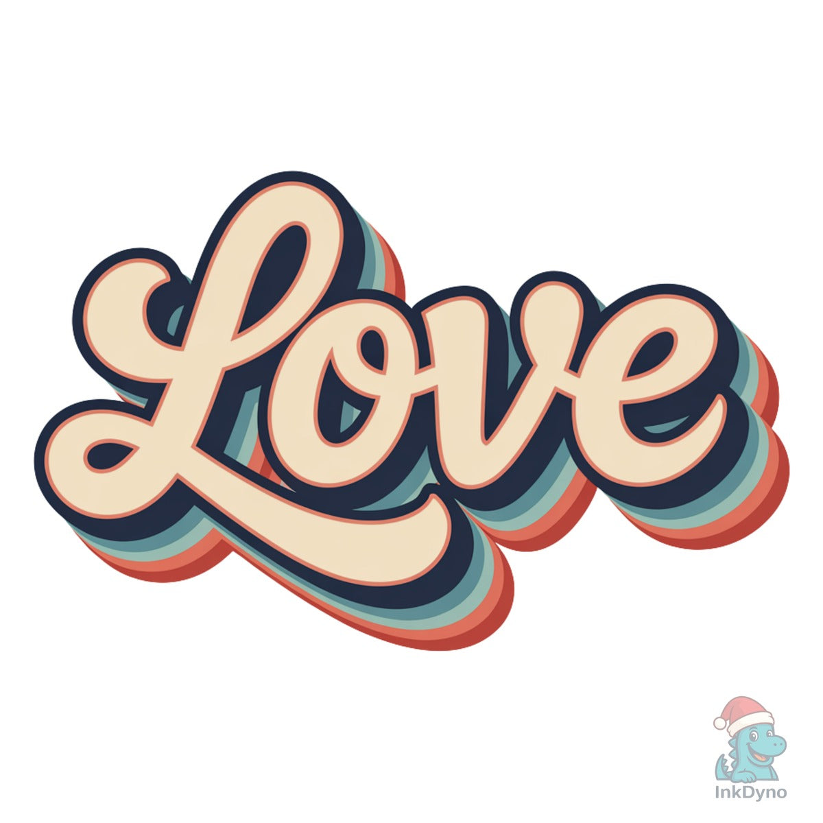 Retro Love Valentine Sublimation