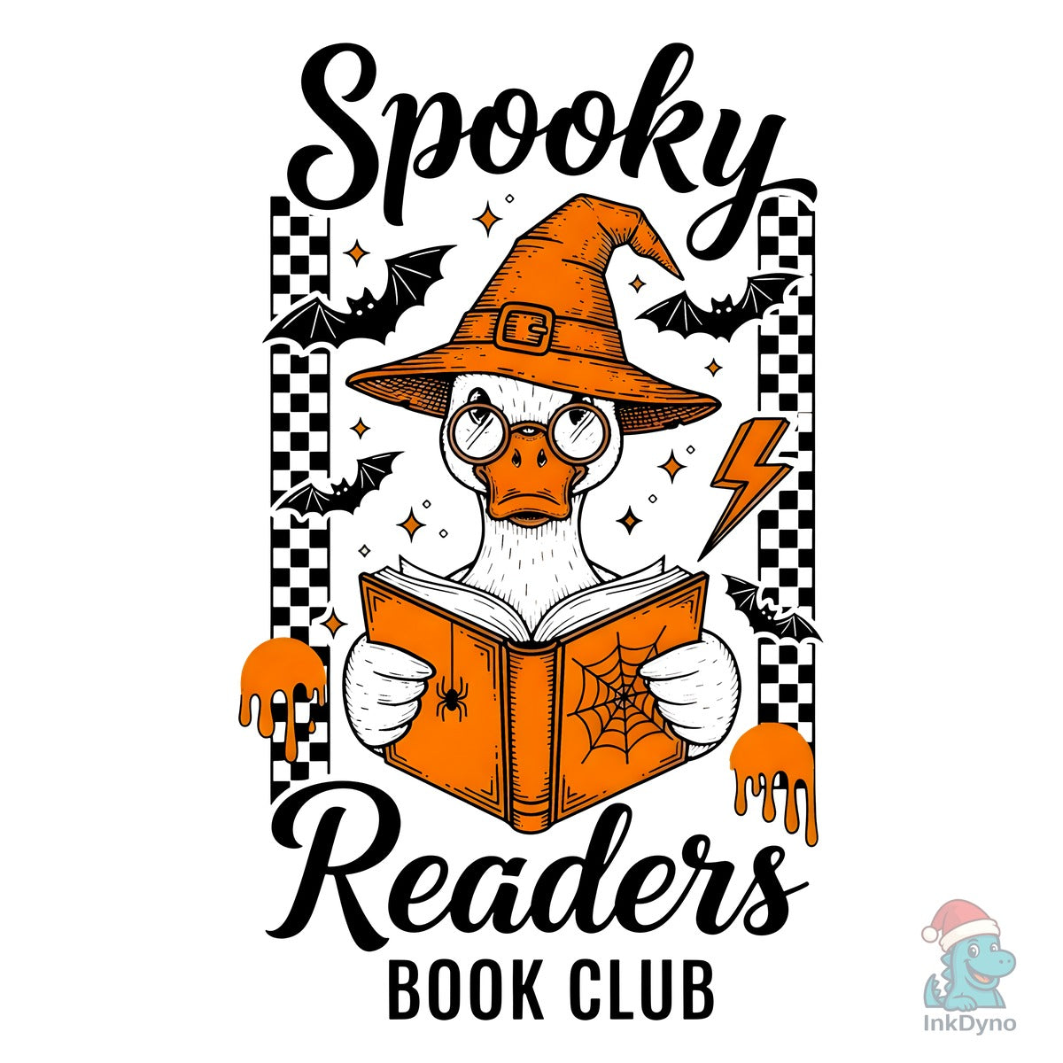 Goose Halloween Spooky Book Club