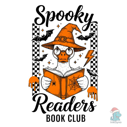 Goose Halloween Spooky Book Club - DTF Transfer