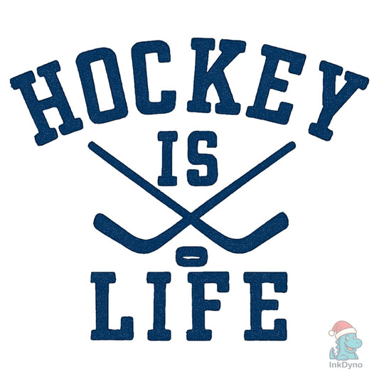 Hockey is Life Retro Quote - DTF Transfer