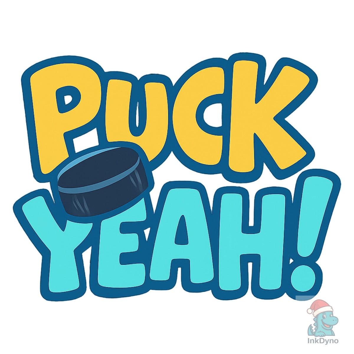 Puck Yeah Fun Hockey Quote