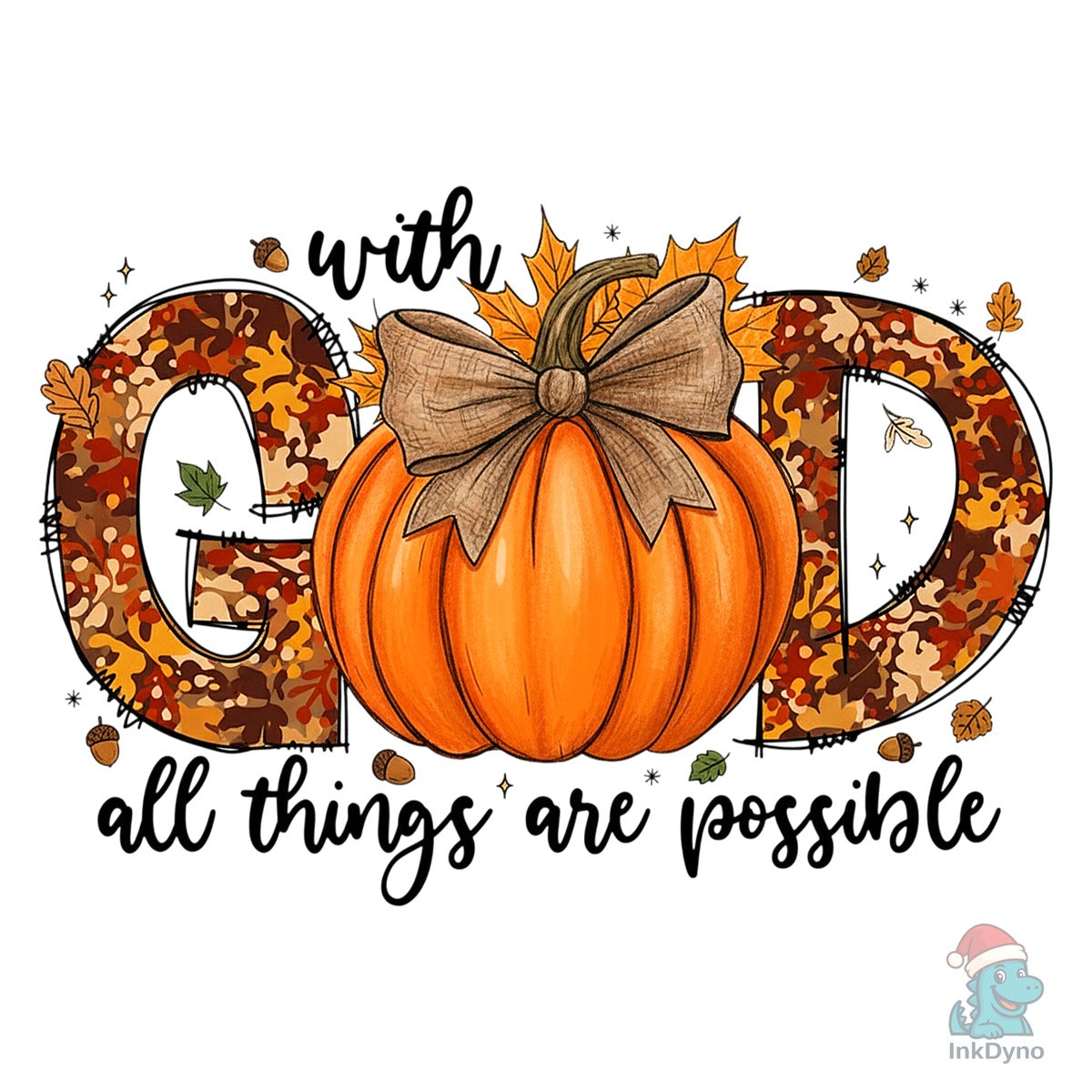 Christian Pumpkin Bow