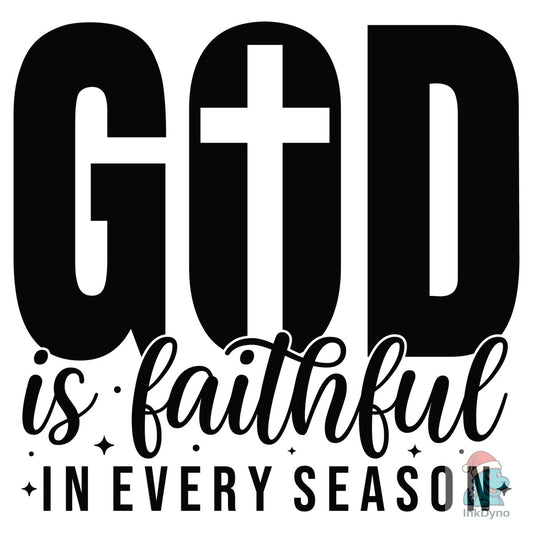 God Christian Faithful - DTF Transfer