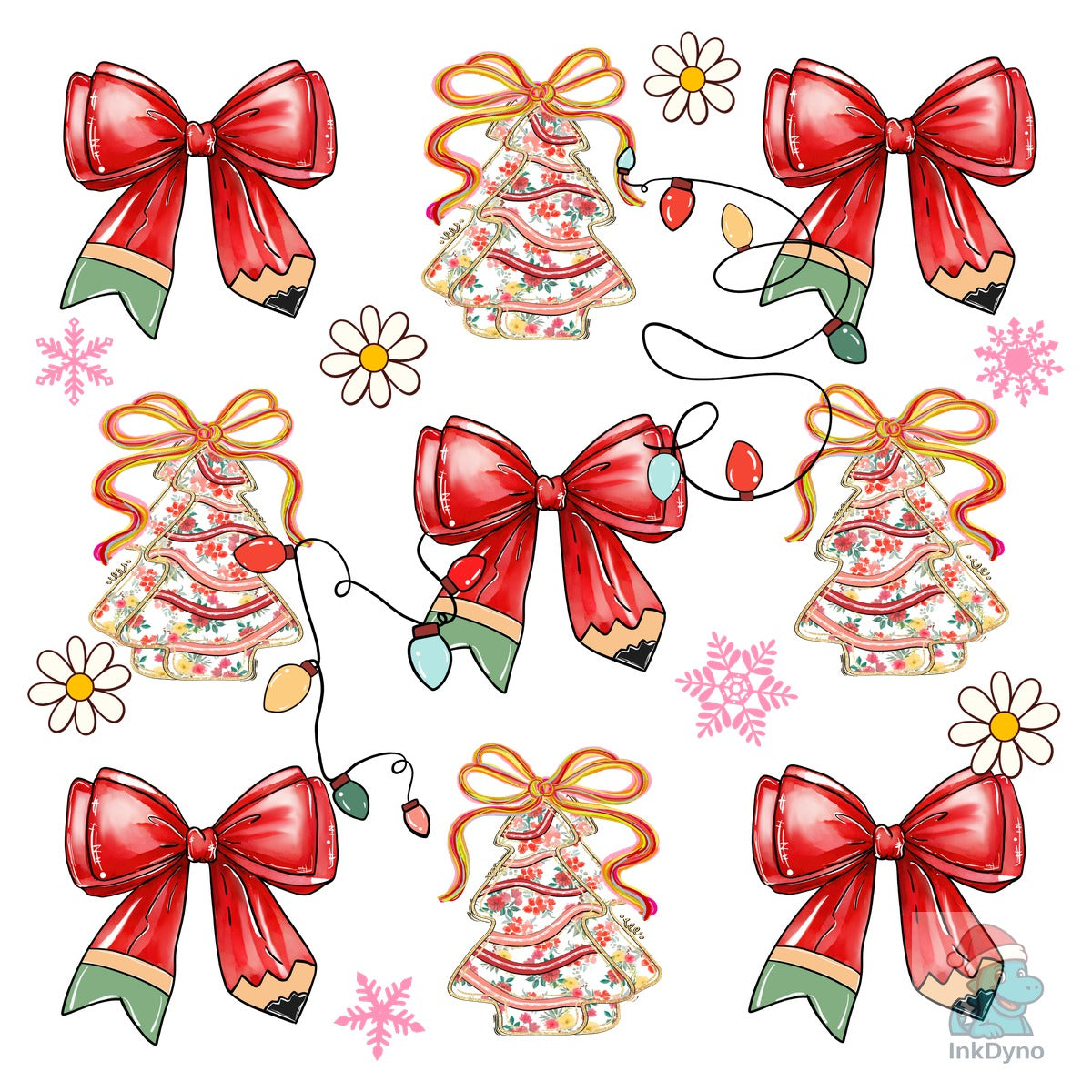 Teacher Merry Christmas Coquette Preppy
