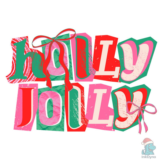 Coquette Holly Jolly Christmas - DTF Transfer