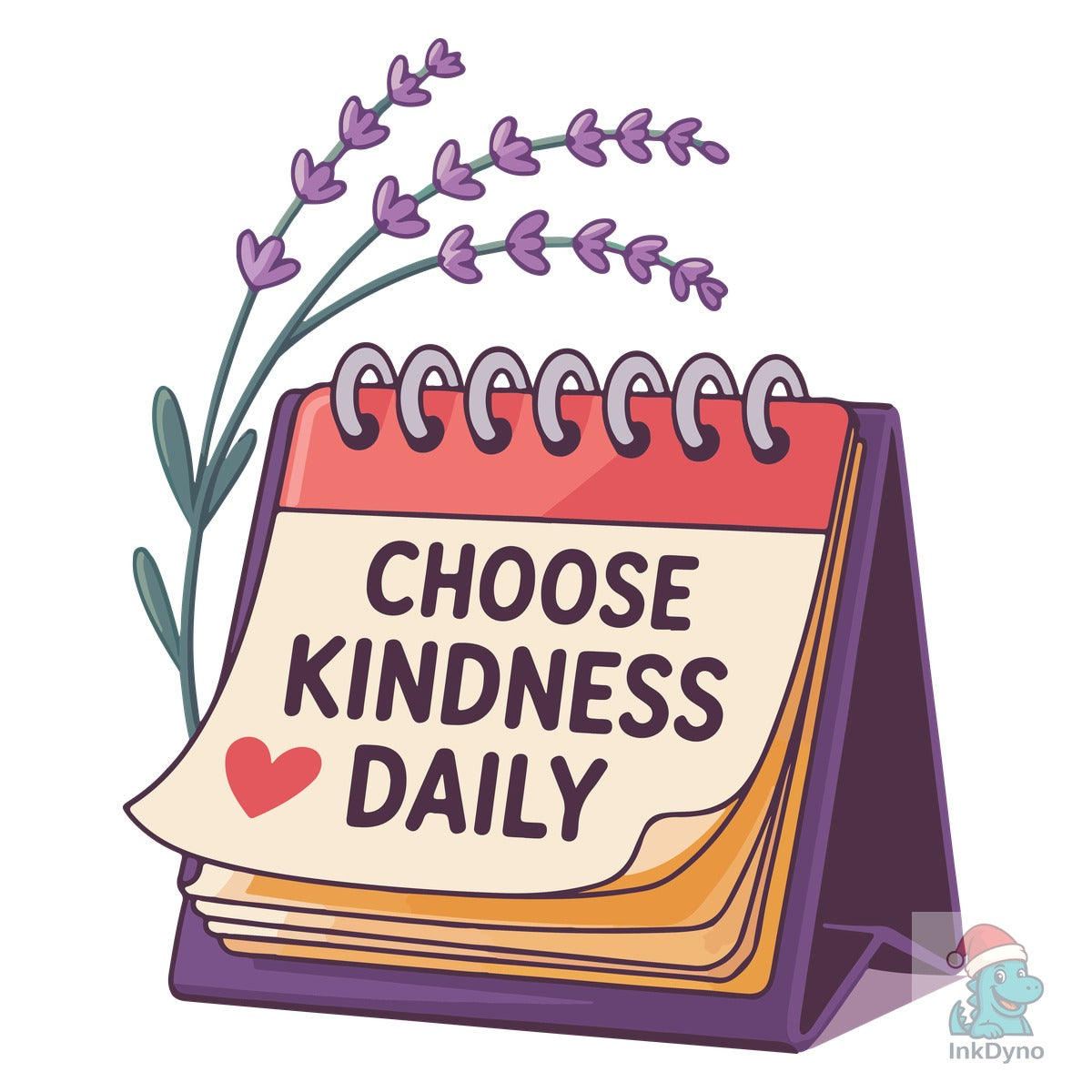 Choose Kindness Daily Calendar Design