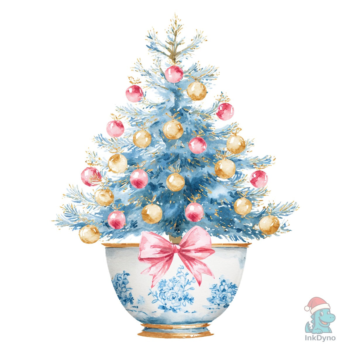 Preppy Christmas Tree Graphic