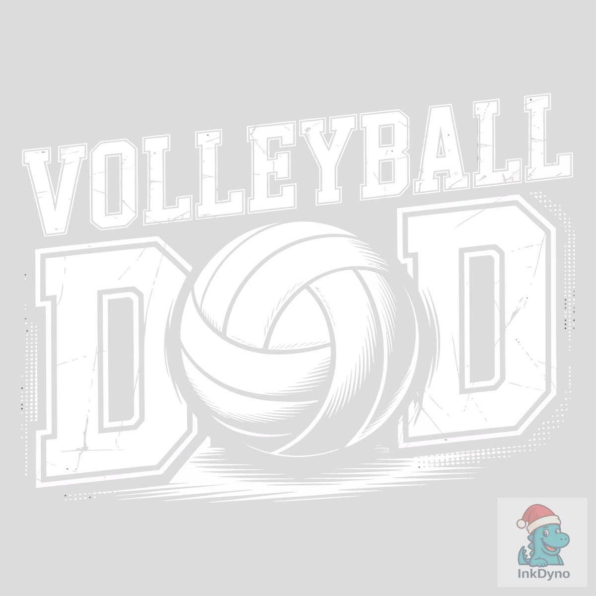 Bold Volleyball Dad Graphic Design