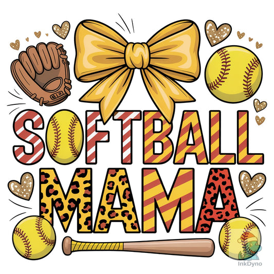 Softball Mama Softball Mama - DTF Transfer