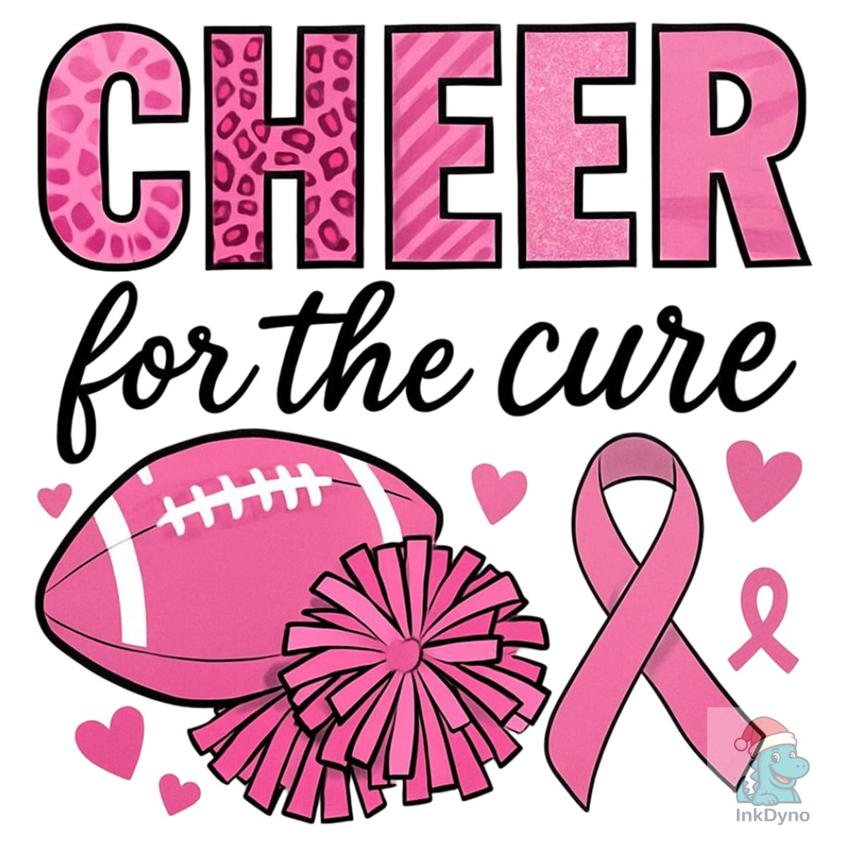 Breast Cancer Awareness Cheerleader