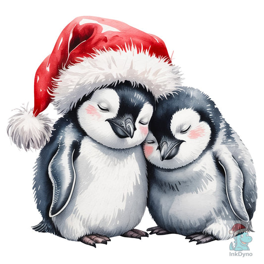 Cute Penguin Christmas Penguin - DTF Transfer