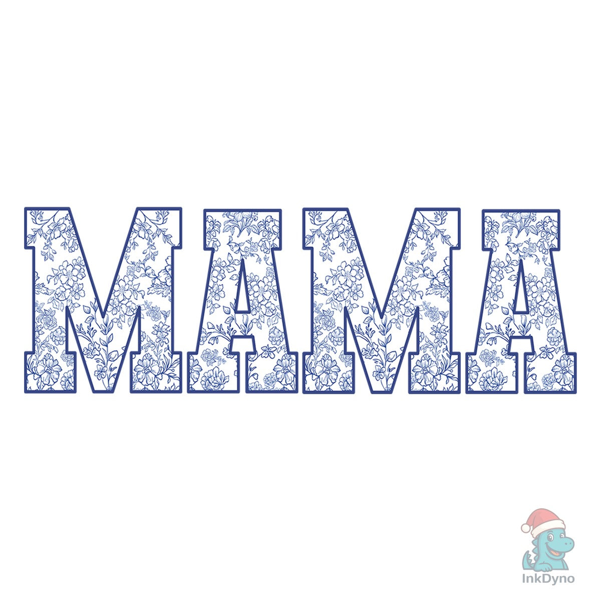 Mama Blue Toile Varsity Style