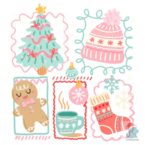 Cute Christmas Tree Coquette - DTF Transfer