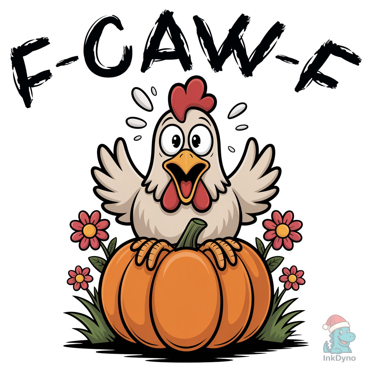 Funny Sassy Raven Rooster F Caw F