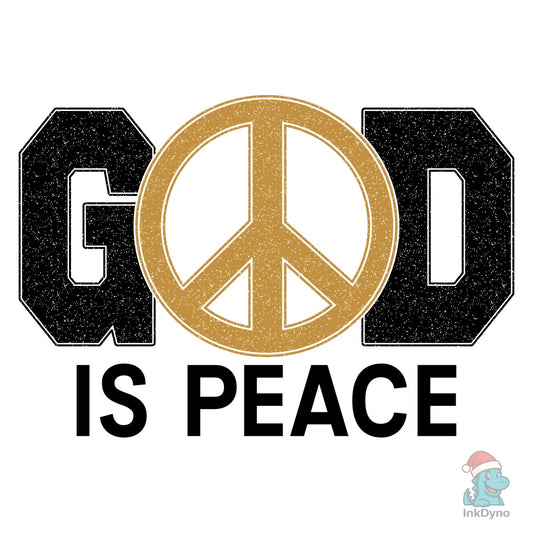God is Peace Religious Christian - DTF Transfer