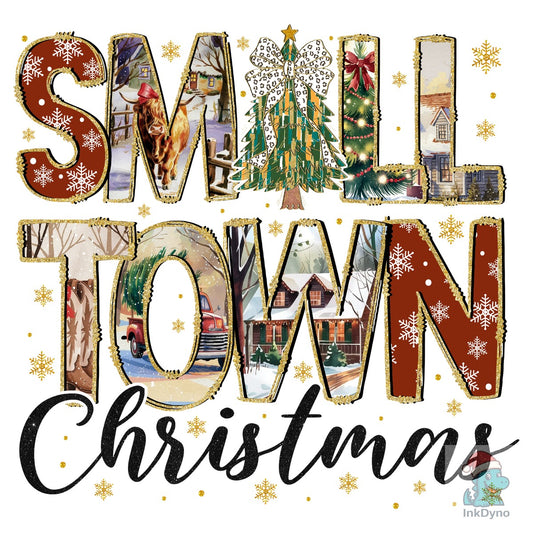 Small Town Christmas - DTF Transfer