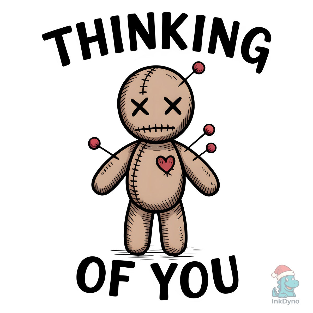 Thinking of You Cute Voodoo Doll