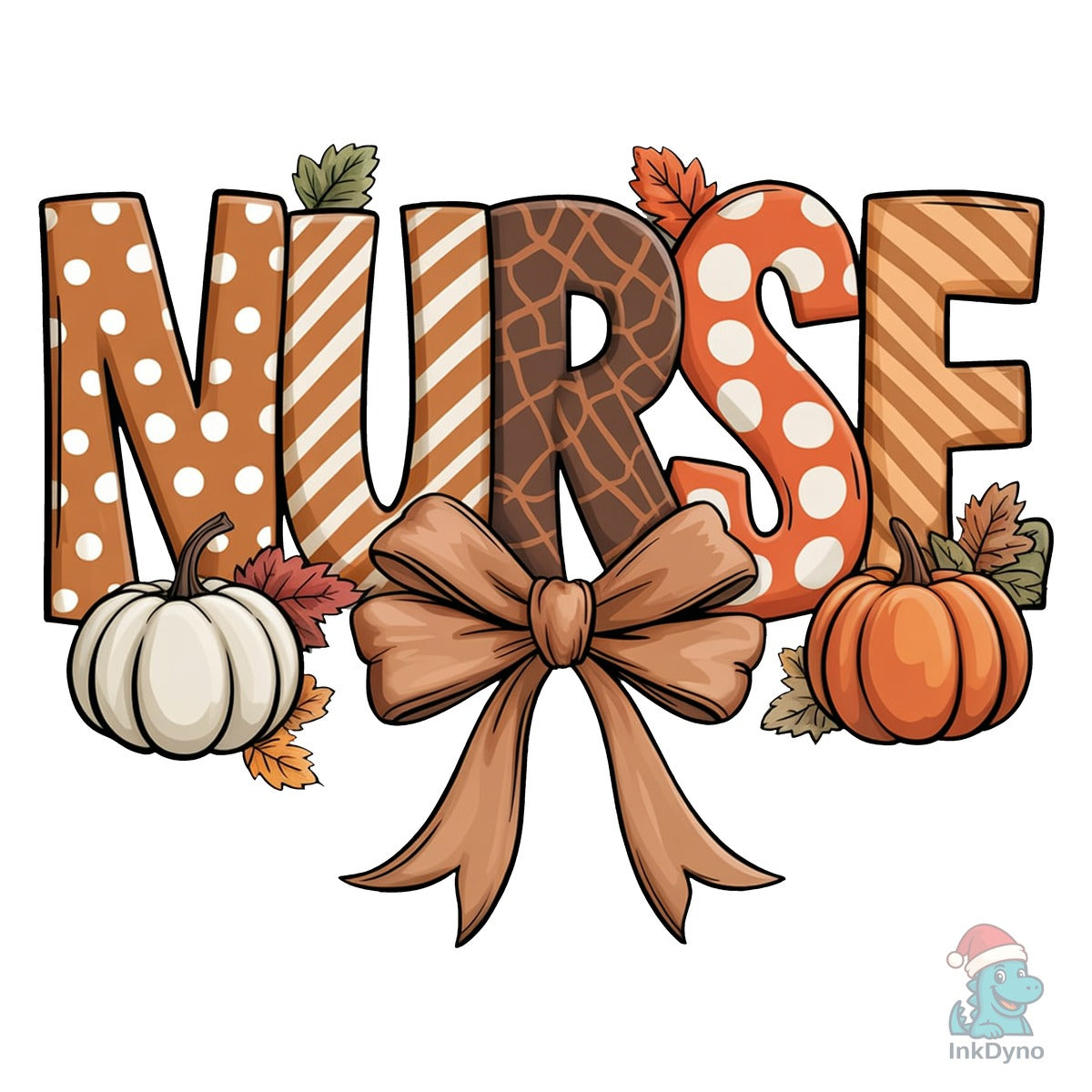 Fall Nurse Autumn Coquette Pumpkin Vibes