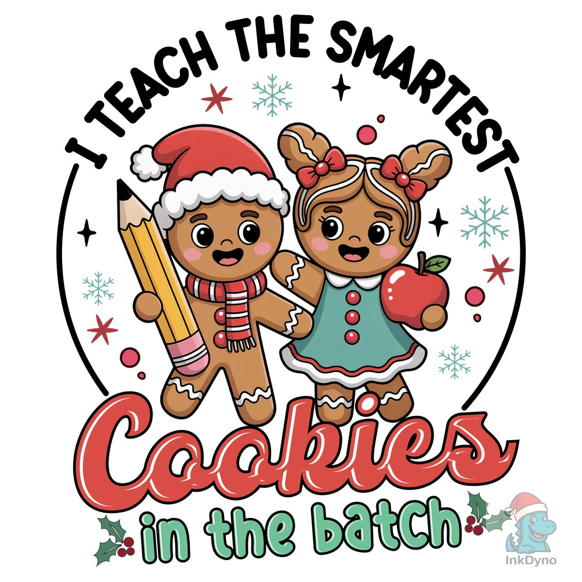 Gingerbread Teacher Christmas Shirt