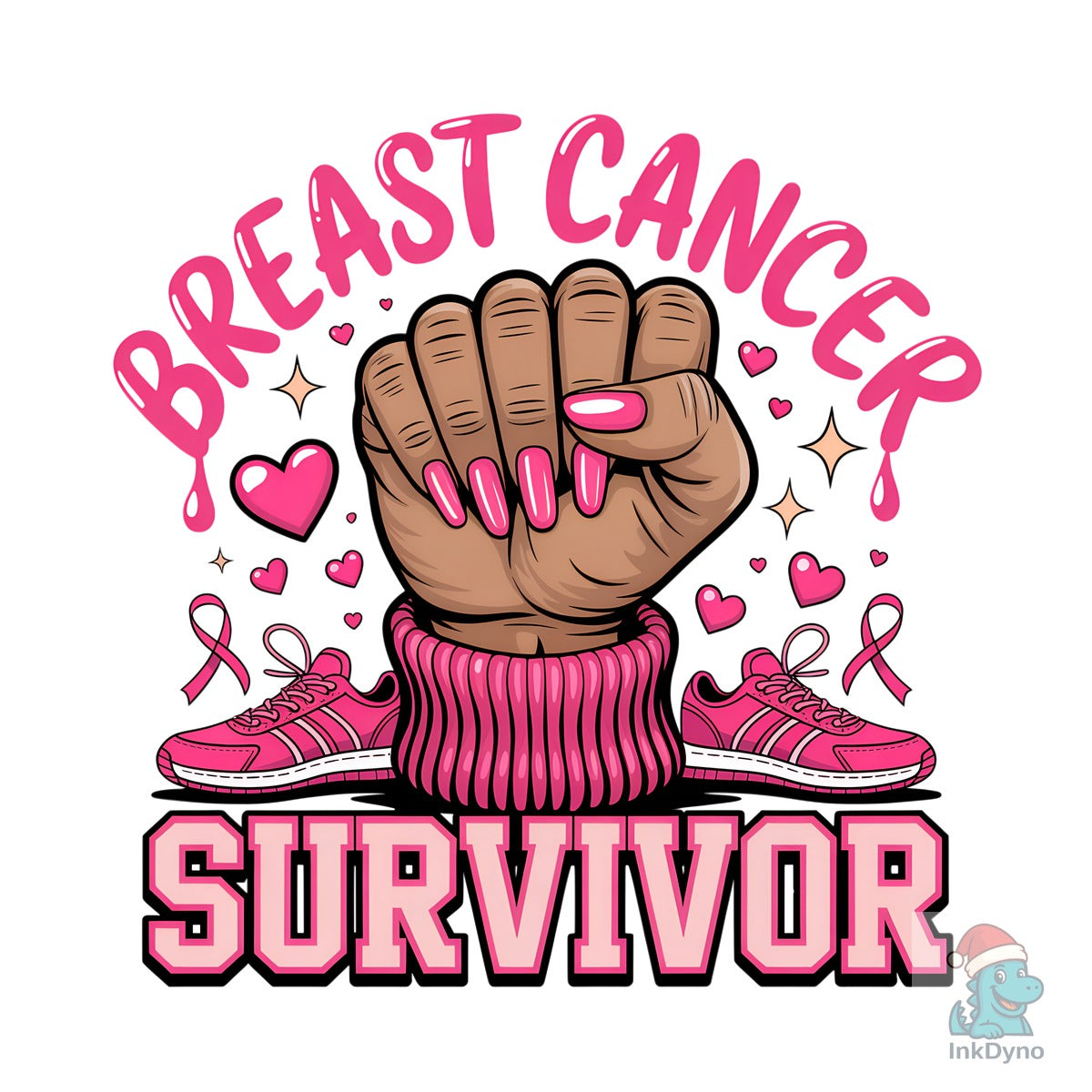 Breast Cancer Survivor Afro Girl