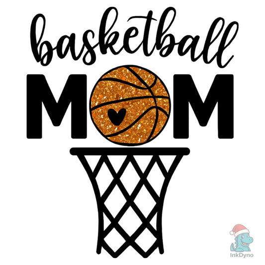 Glitter Basketball Mom - DTF Transfer