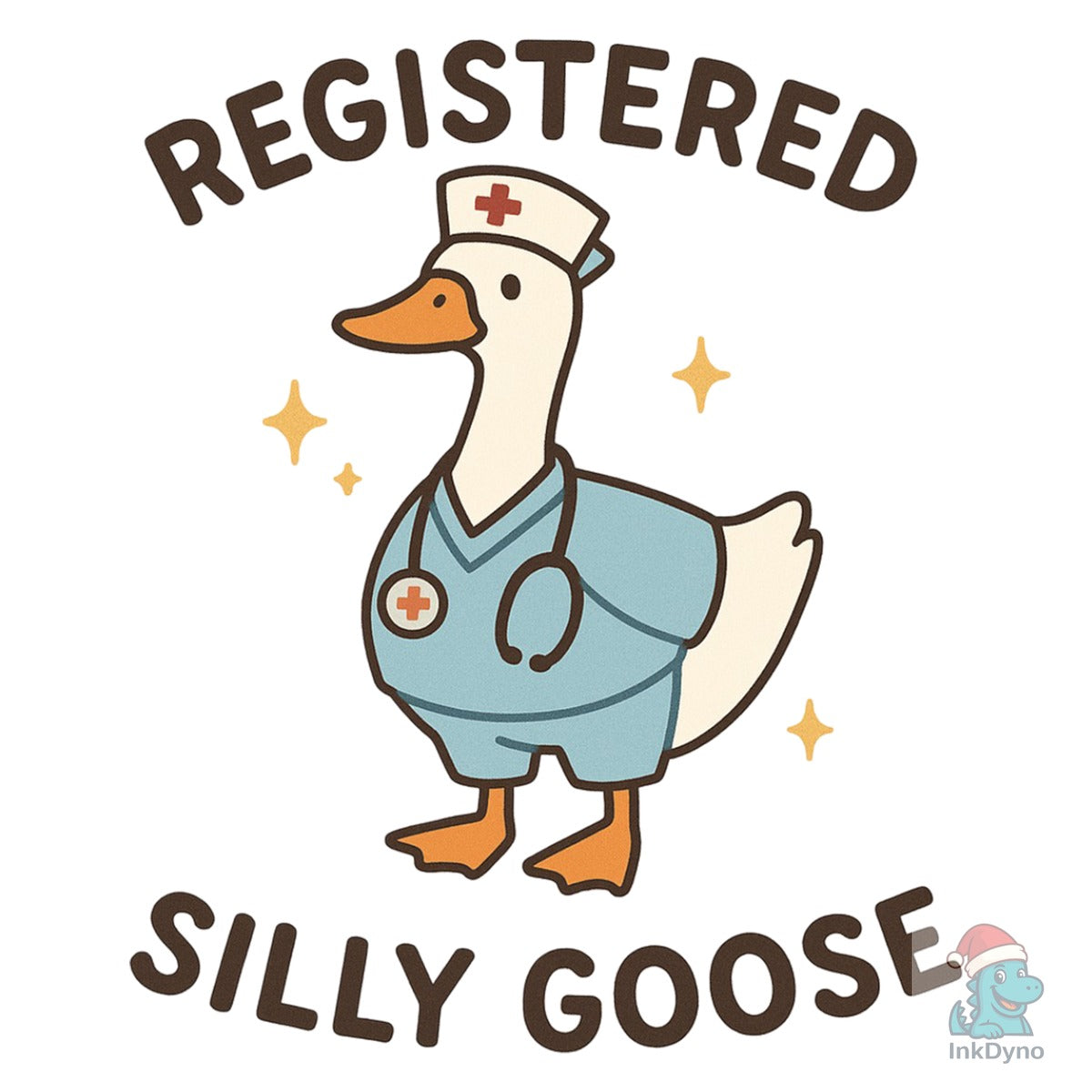 Funny Nurse Goose