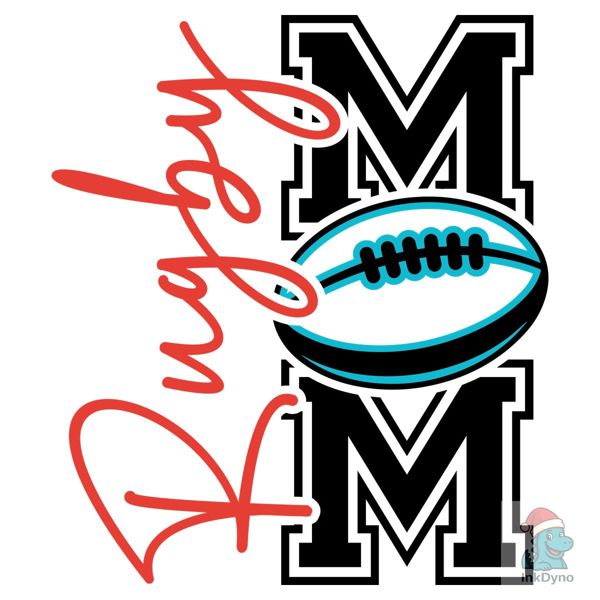 Rugby Mom Front Back Shirt